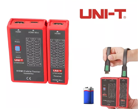 Tester De Red Probador De Cables HDMI UNI-T UT681hdmi